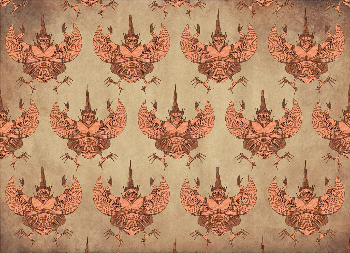 Pattern Art – Garuda Print 1