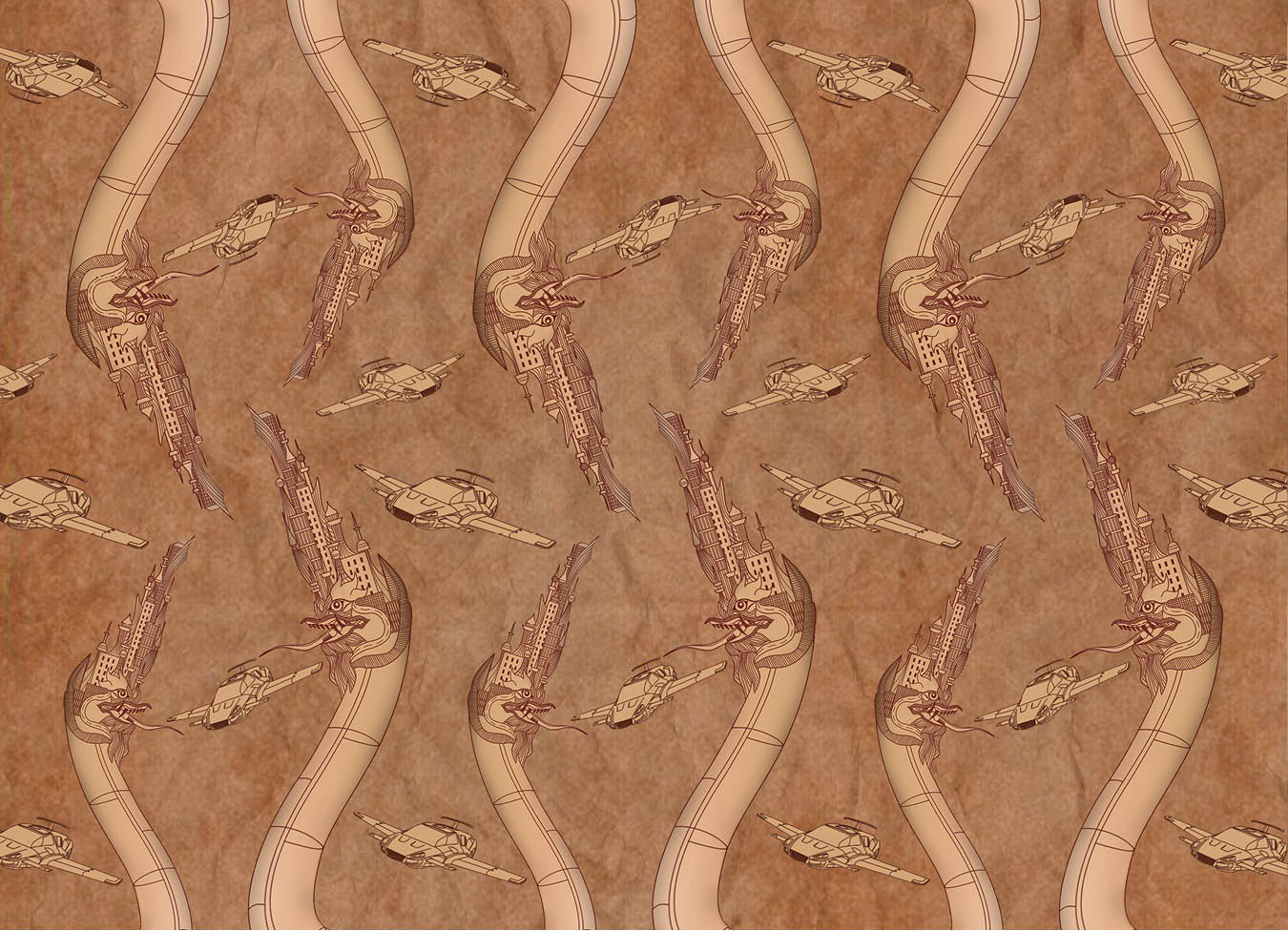 Pattern Art – Naga Car Print 2