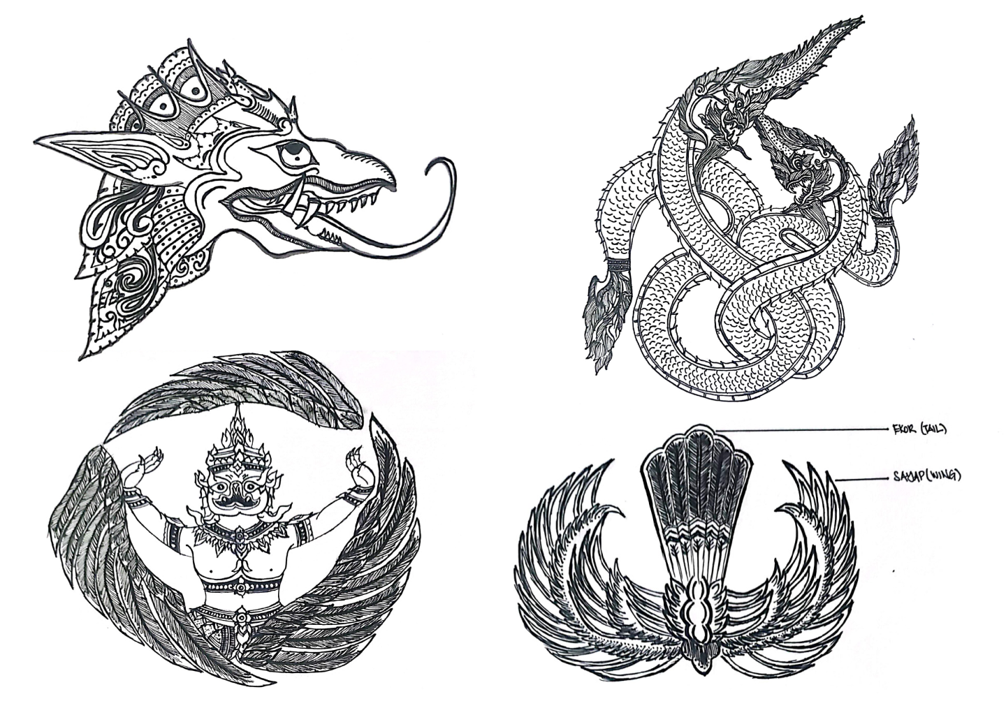 Pattern Art Sketches 1