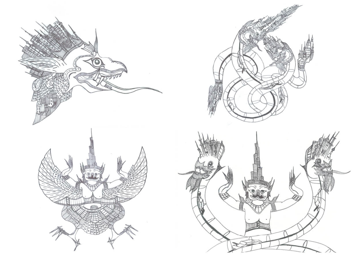Pattern Art Sketches 2