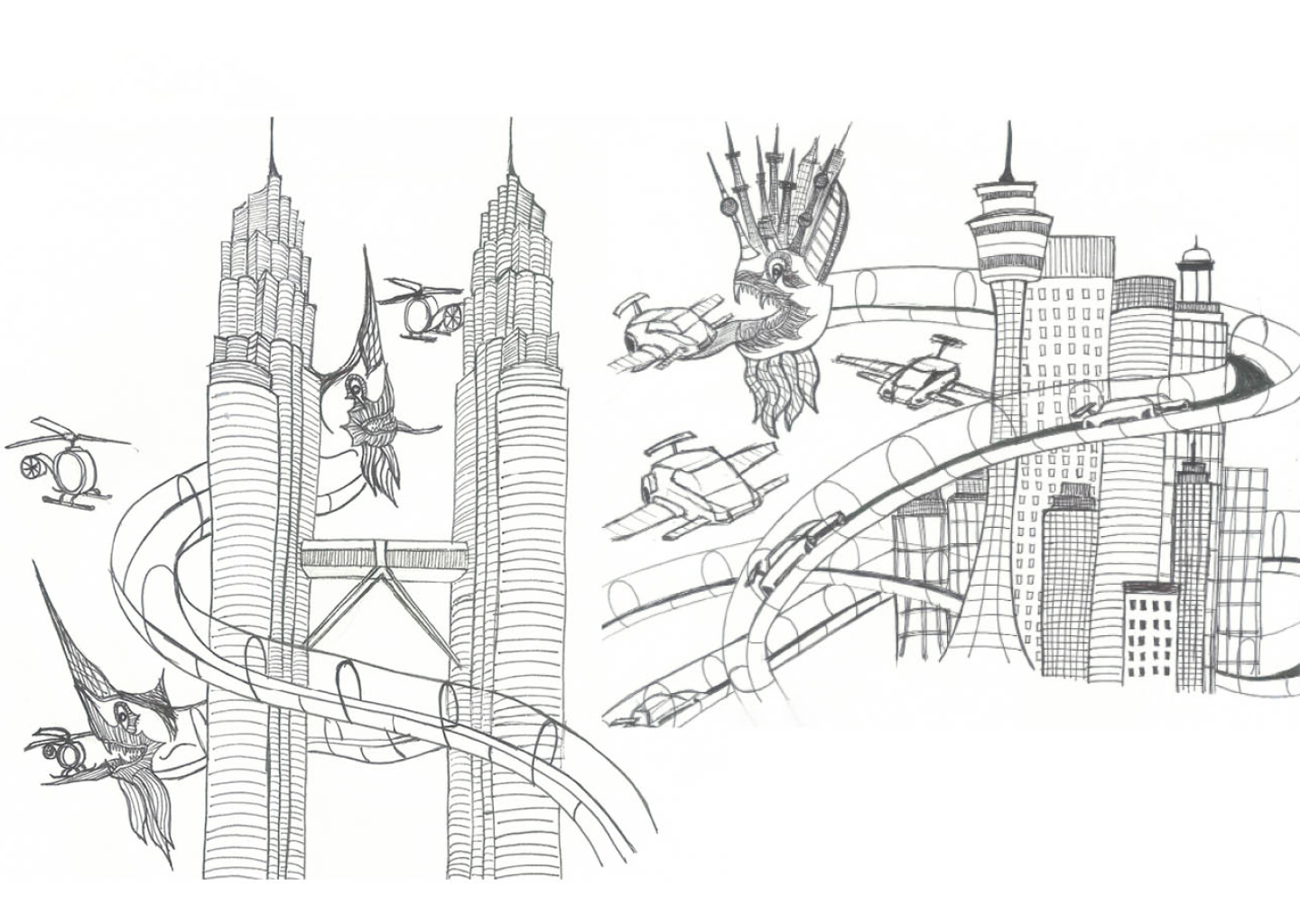 Pattern Art Sketches 3